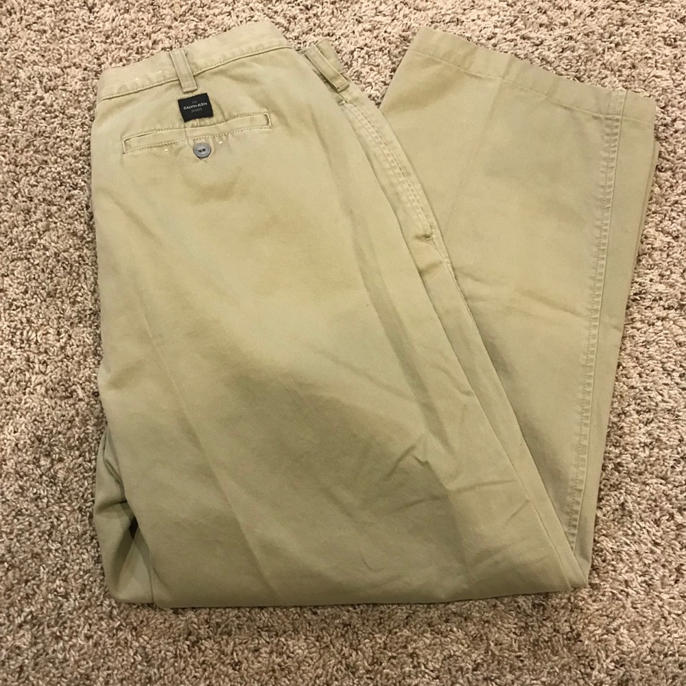 Calvin Klein Khaki Pants Waist 36